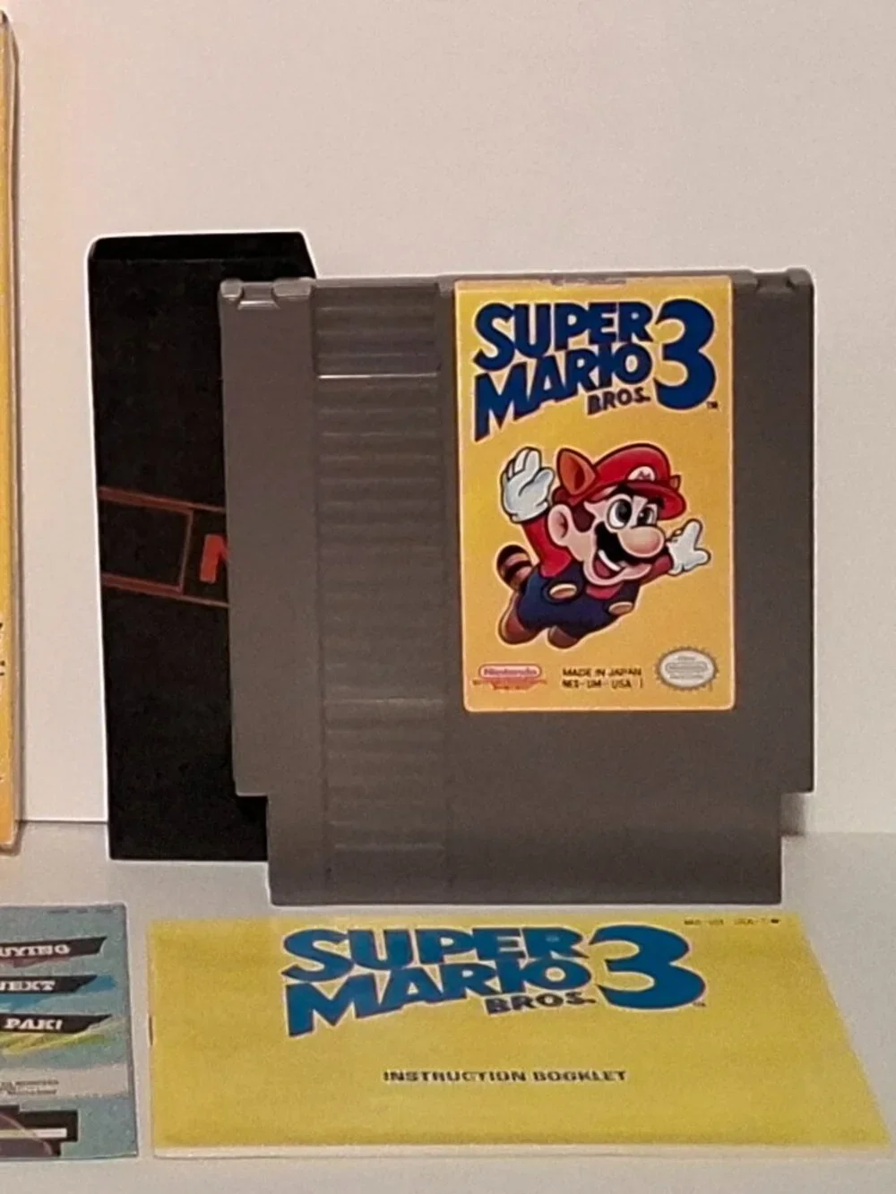Nintendo, NES 1990 Super Mario Bros. 3 Complete In Yellow Box